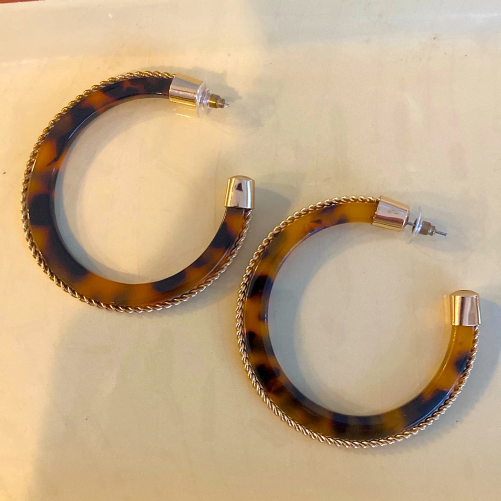 Tortoise earrings